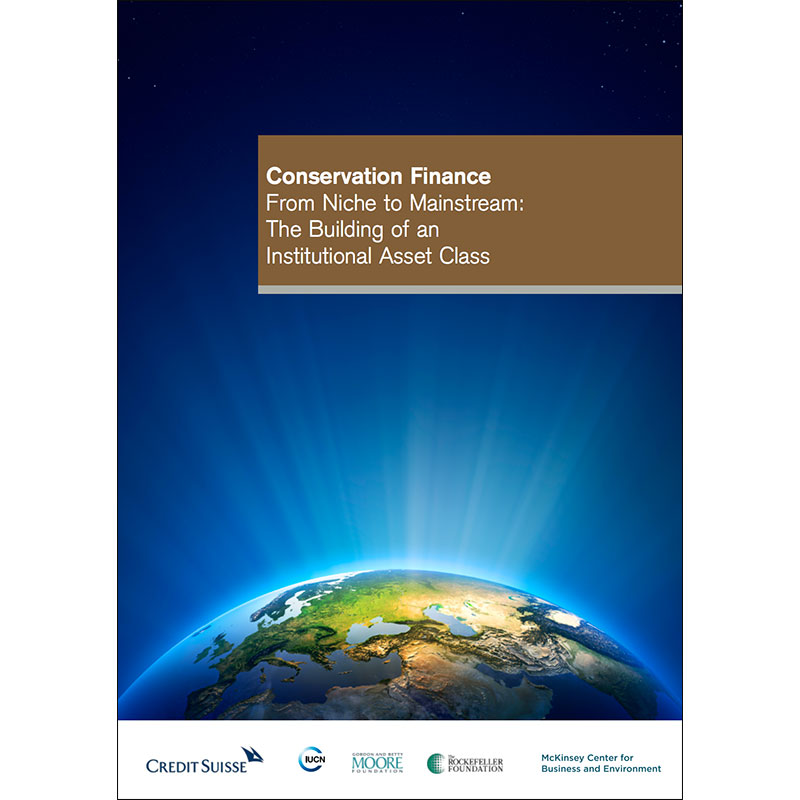 Conservation Finance From Niche to Mainstream: The Building of an Institutional Asset Class